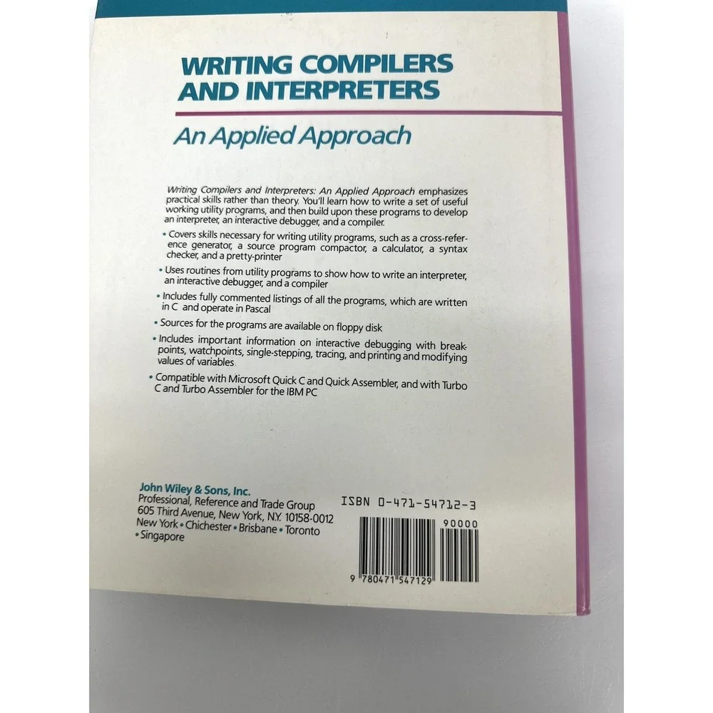 Writing Compilers and Interpreters : An Applied Approach Ronald L without Disk